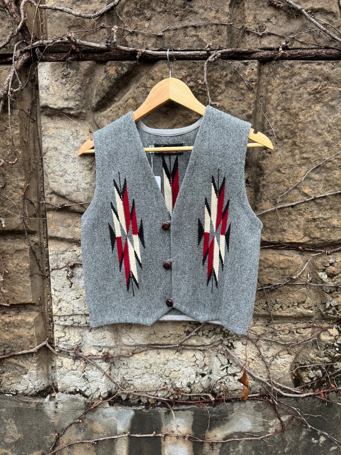 센티넬라 핸드 우븐 울 오르테가 네이티브 무늬 웨스턴 치마요 베스트 상품이미지1