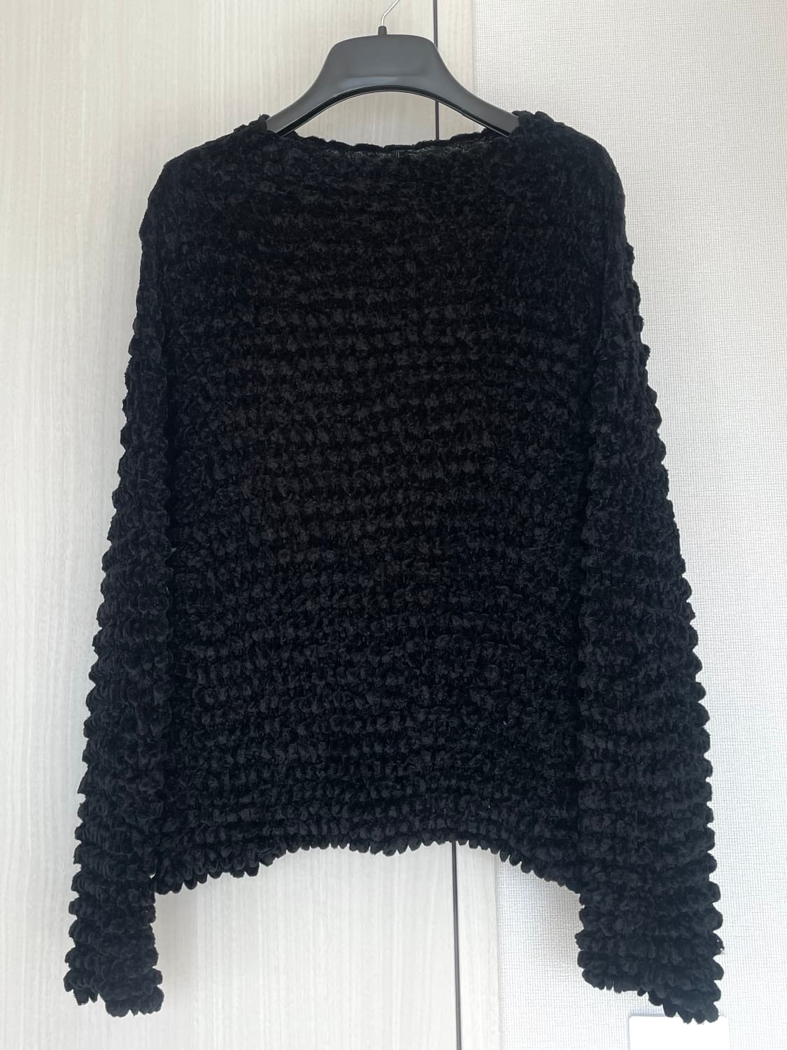 블랙 팝콘 벨벳 니트 상품이미지2