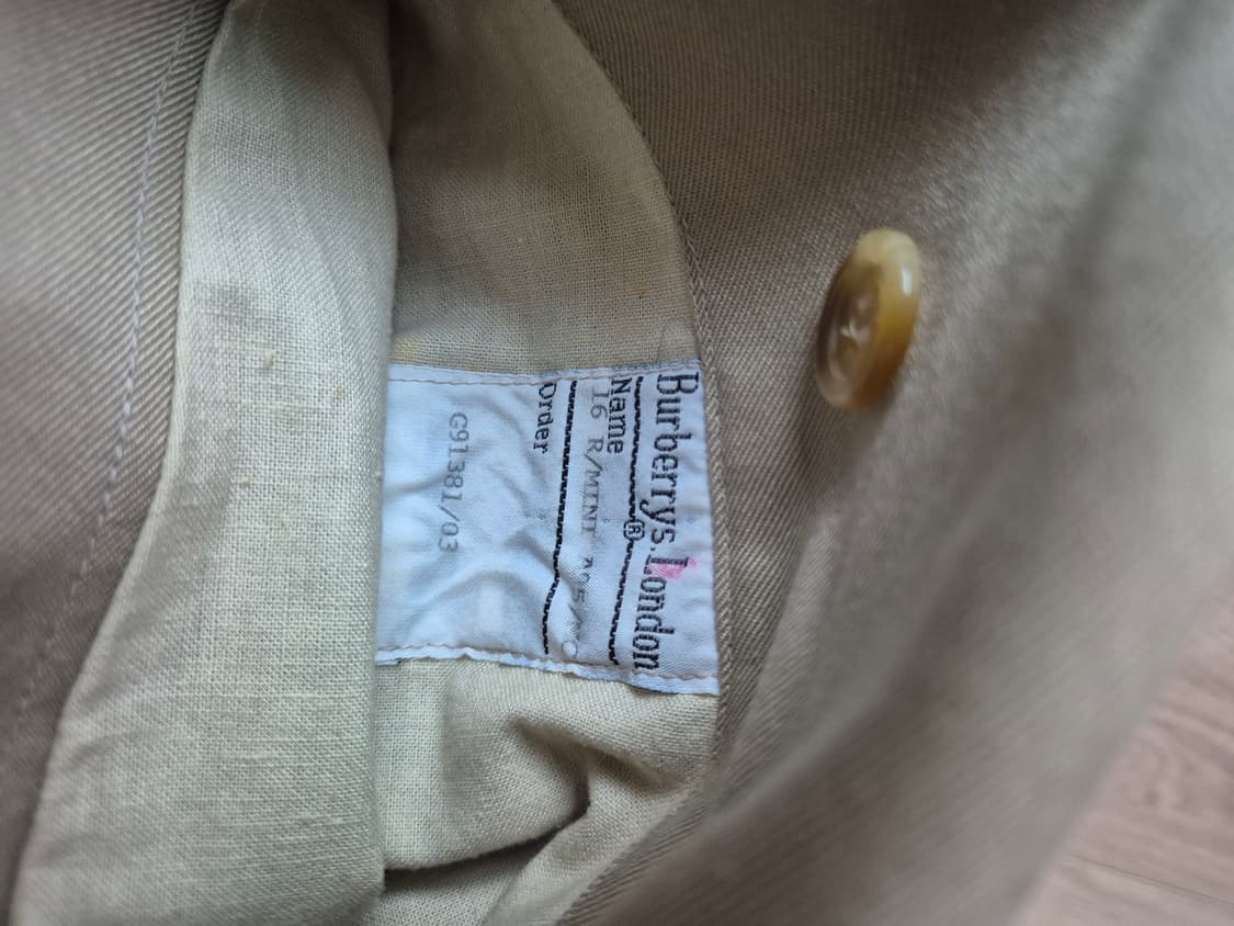 버버리 클래식 개버딘원단 트렌치 카코트 England made 상품이미지5