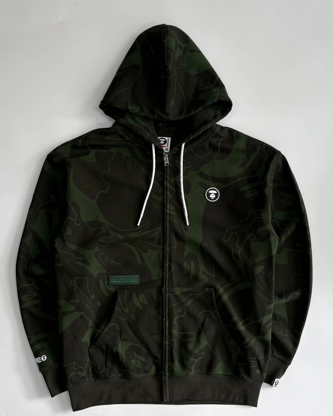 [M] 에이프 바이 베이프 카모플라주 문페이스 후드집업 상품이미지1