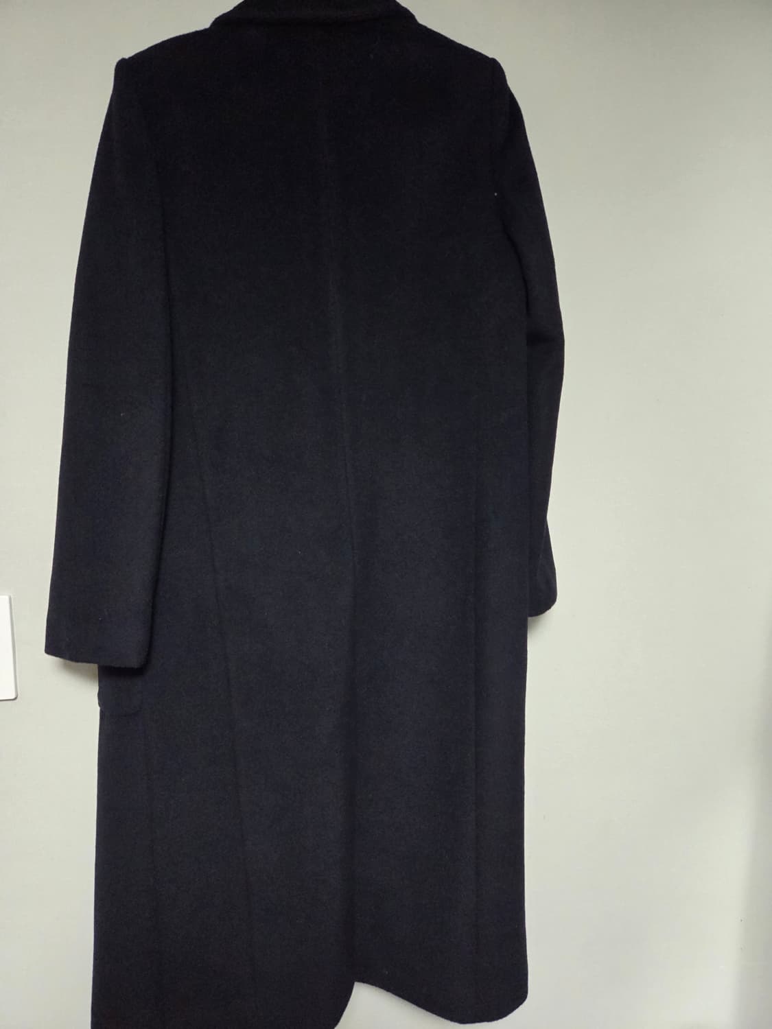 리스트 블랙 더블 롱 코트 55 상품이미지2