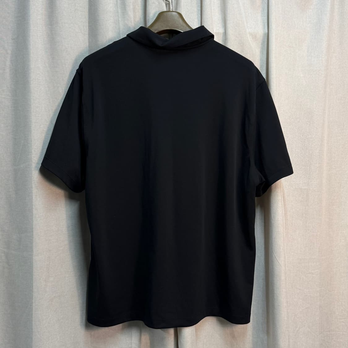 [4XL] 나이키 블랙 드라이핏 기능성 폴로 반팔 티셔츠 상품이미지4