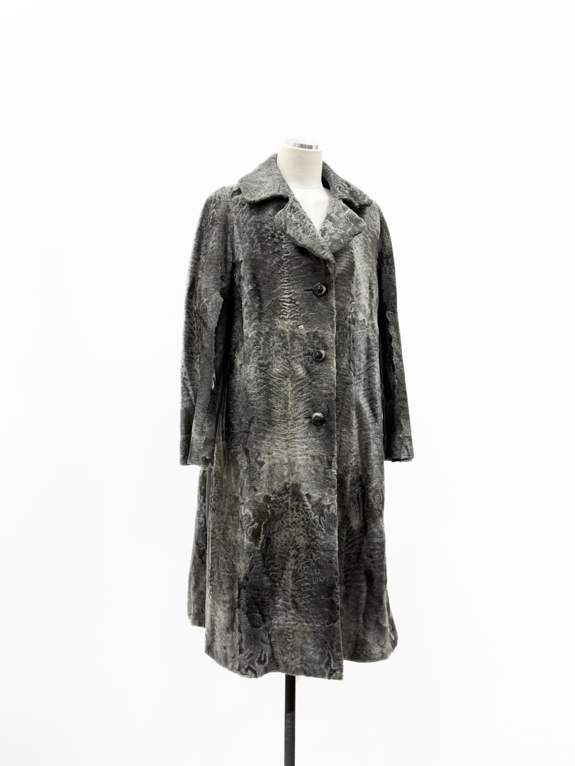 OS Fur Fashion 브로드테일 램 퍼 코트 상품이미지2