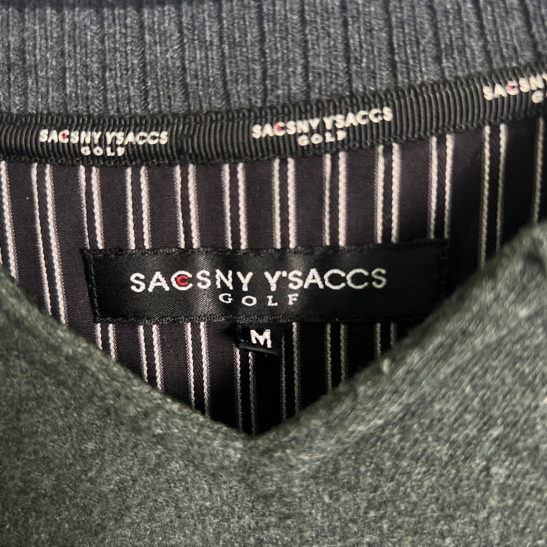 요지야마모토 SACSNY Y'SACCS 브이넥 맨투맨 M 상품이미지3