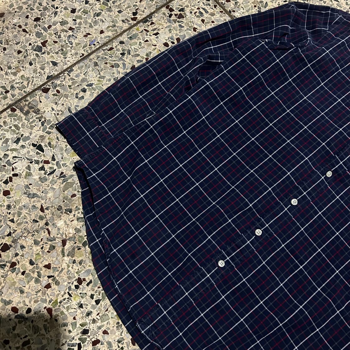 폴로 (POLO RalphLauren)네이비 체크 셔츠 상품이미지3