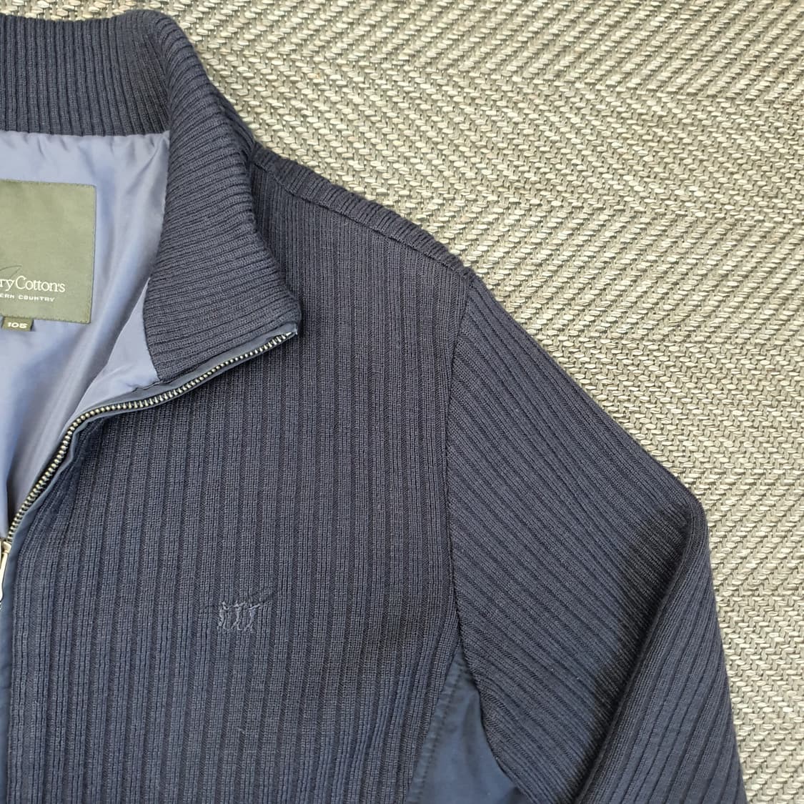 헨리코튼 니트 집업점퍼 남자105 상품이미지3