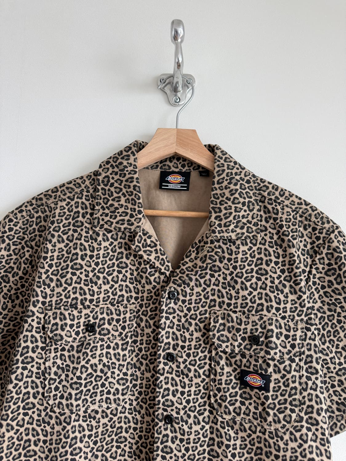 디키즈(Dickies) 레오파드 반팔 워크 셔츠 상품이미지2