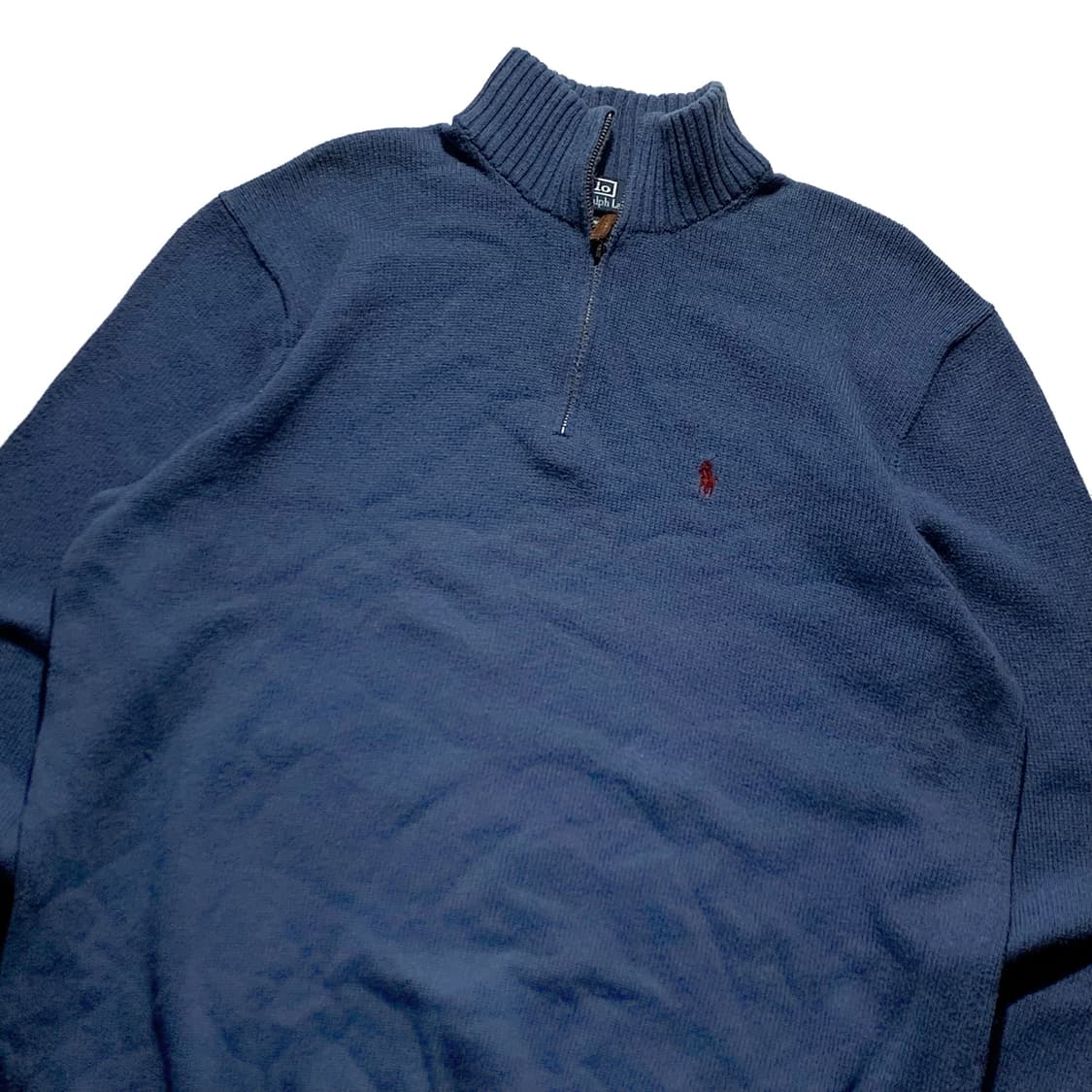 폴로 반집업 코튼 니트 상품이미지2