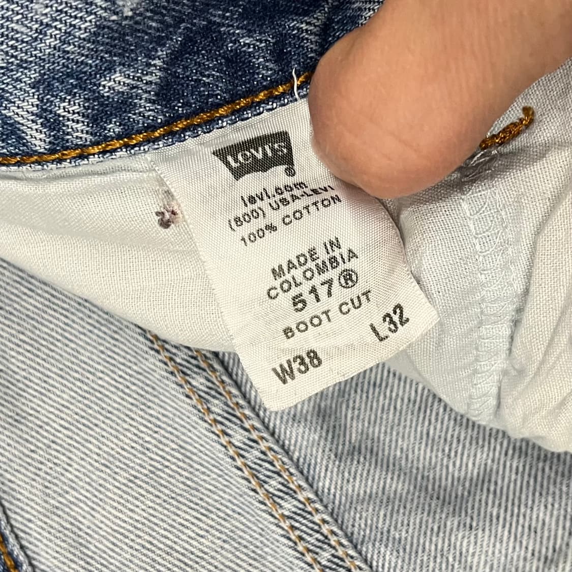 00s Levis517 데님 부츠컷 (37“) 상품이미지6