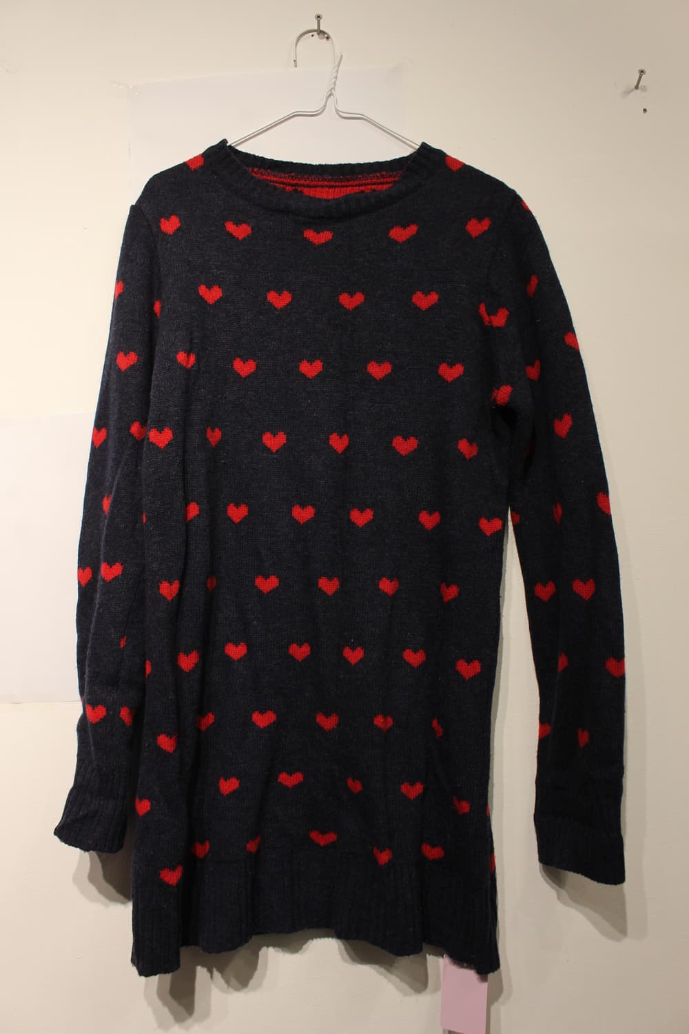 225. 빈티지 하트 패턴 니트 스웨터 상품이미지1