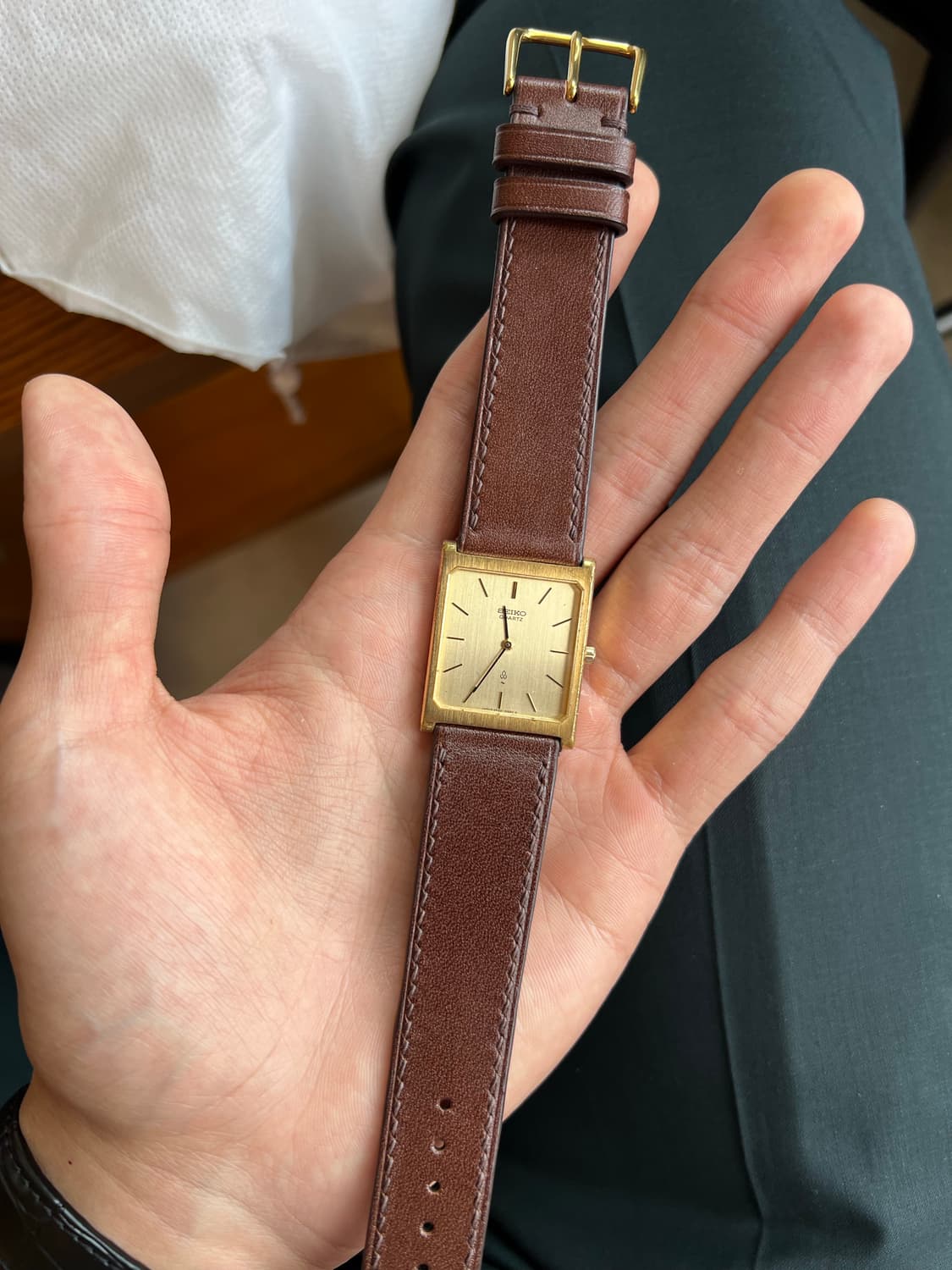 80s seiko chariot tank gold 상품이미지2