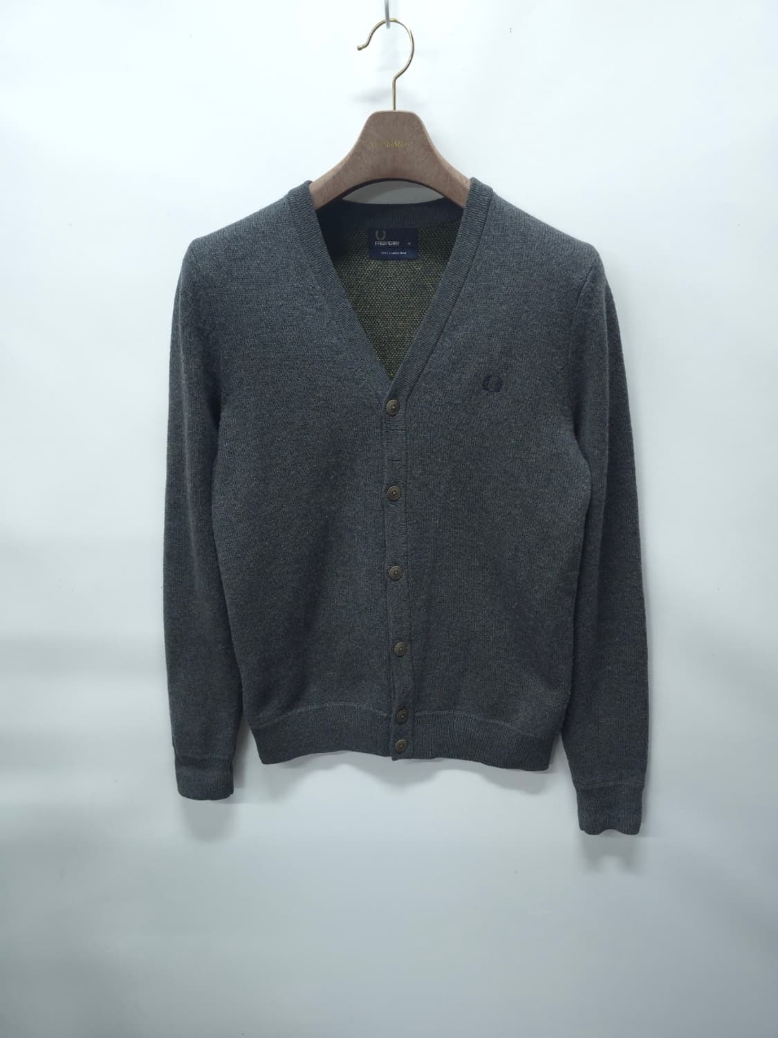 프레드페리 남성 램스울 가디건 M 상품이미지1