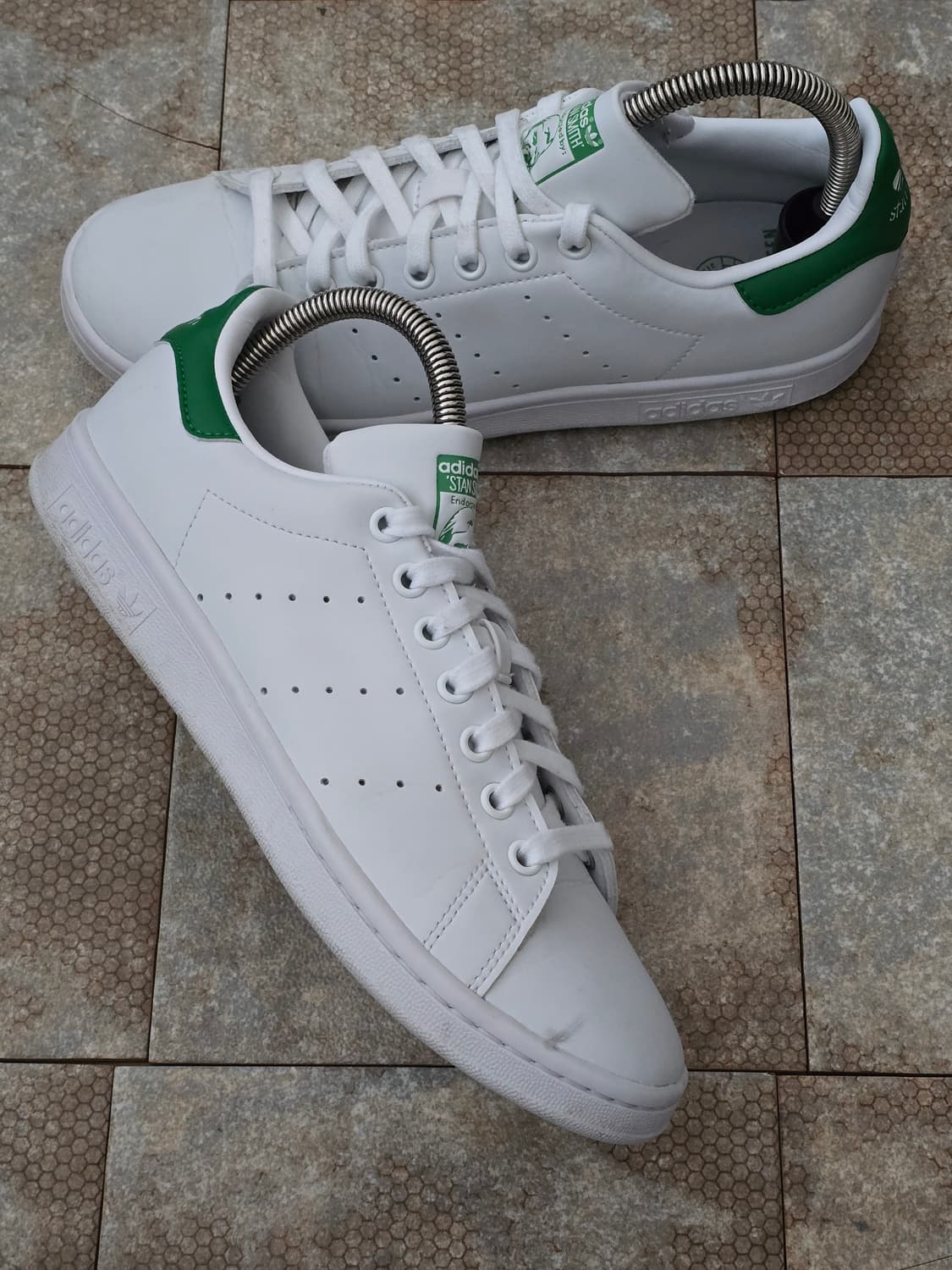 (260)아디다스 스탠스미스 화이트 그린 상품이미지7