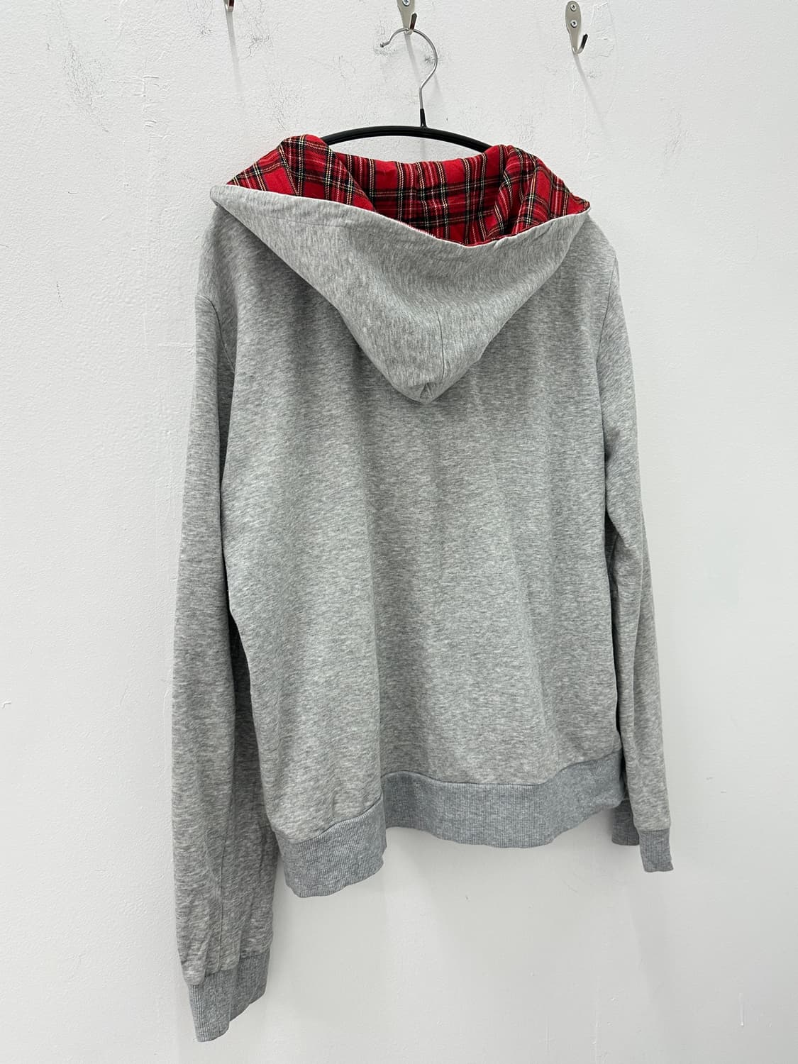 BOYCOTT red check detail hood  상품이미지6