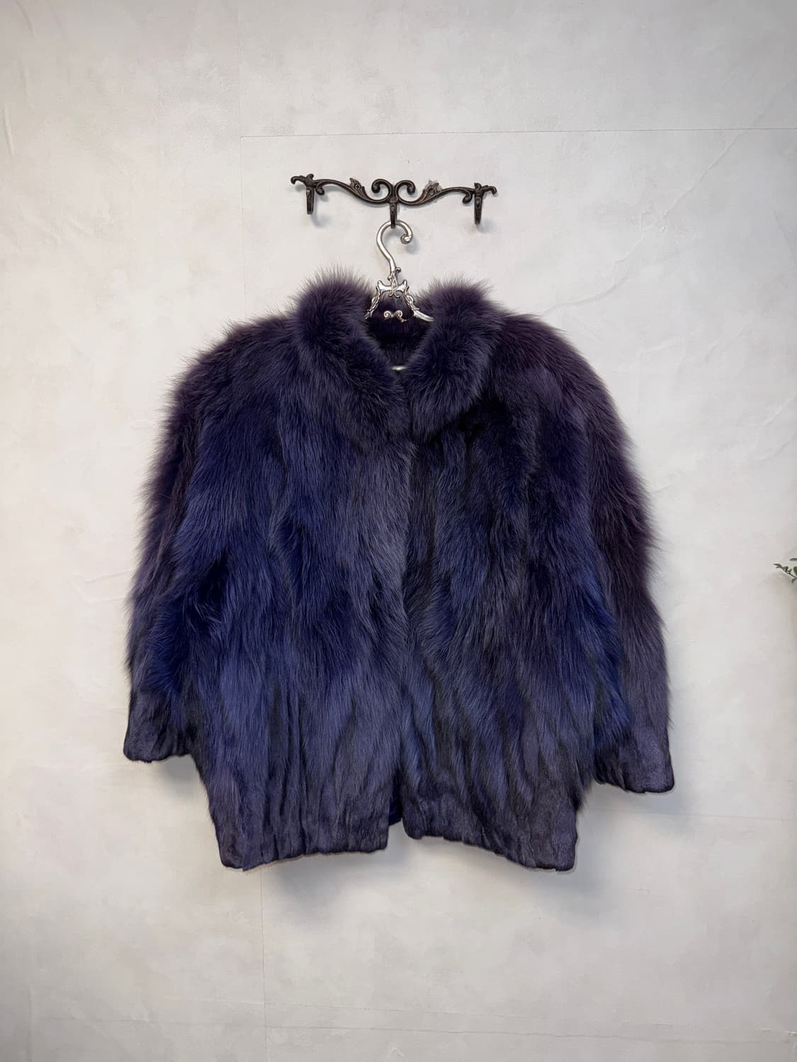 SAGA FOX purple blue fox fur jacket  상품이미지1