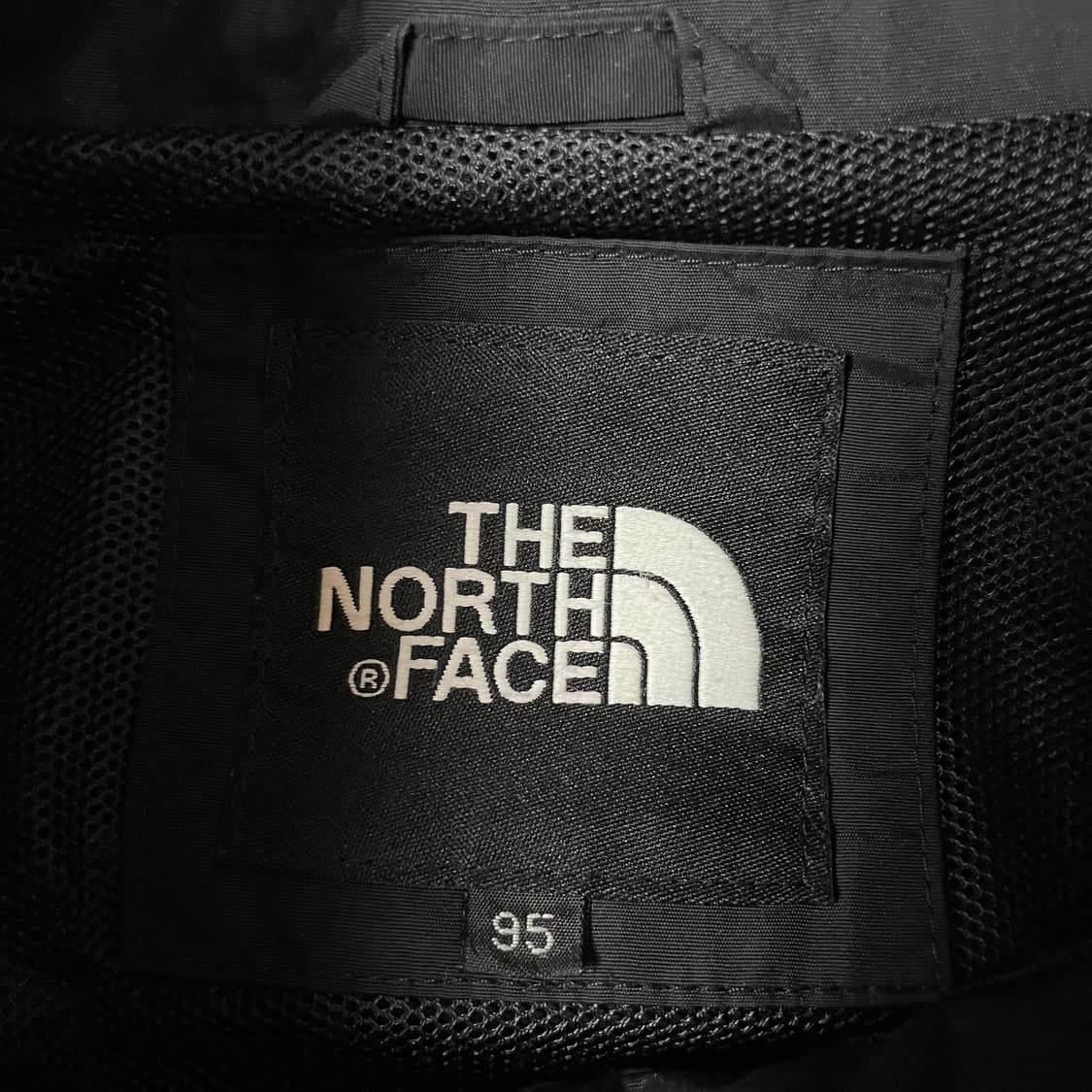 노스페이스 블랙 나일론 바람막이 자켓 95 상품이미지4