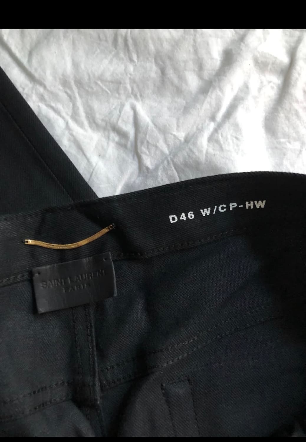 30) 생로랑 플레어 블랙 데님 saint laurent denim 상품이미지2