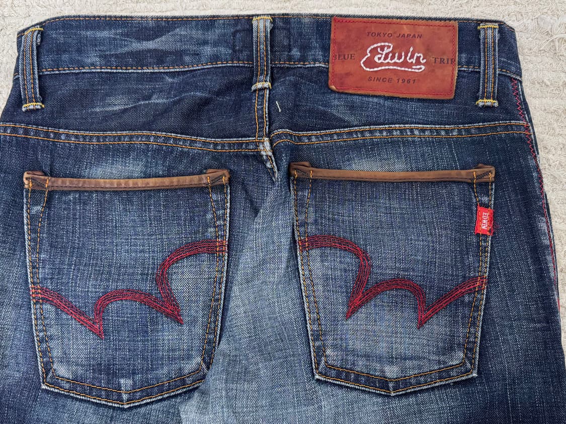 •EDWIN BLUE TRIP 데님 팬츠 상품이미지4