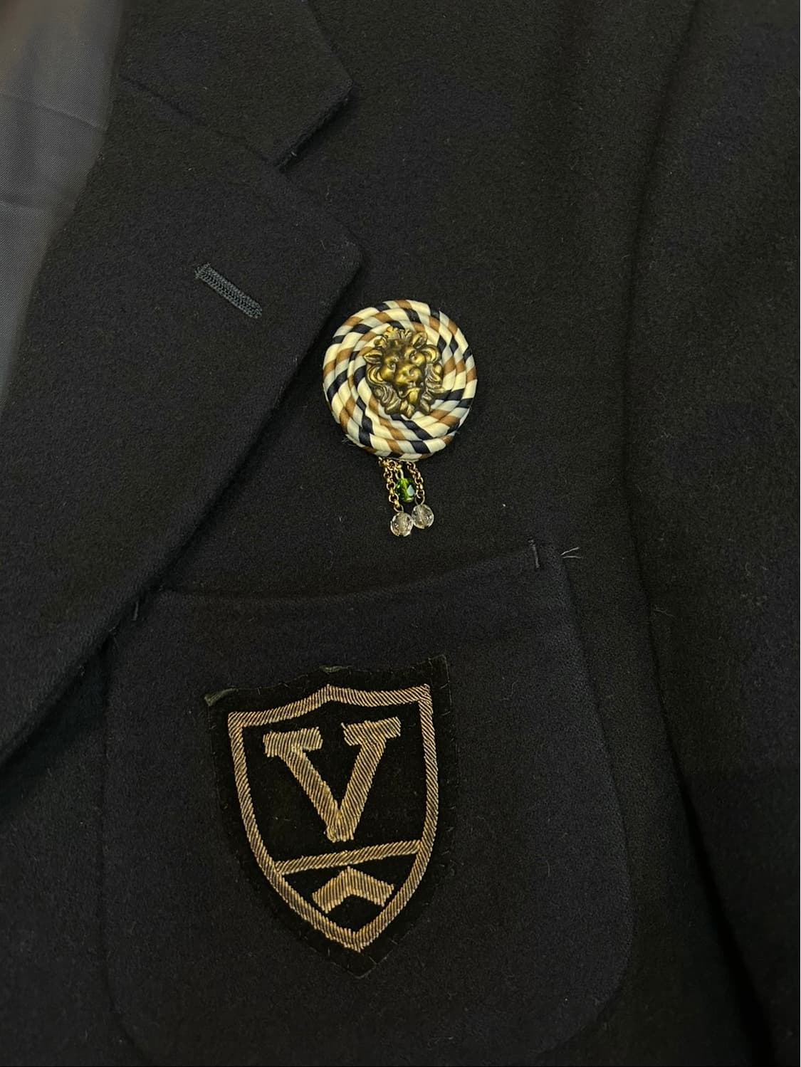 VAN JAC Gold Button Ivy Blazer 상품이미지6