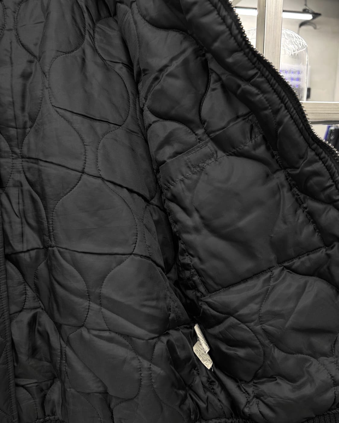 알파인더스트리 00s 후디 플라이트 봄버 자켓 블랙 상품이미지6