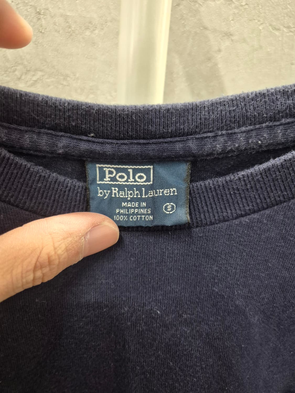 폴로 랄프로렌 네이비 반팔티 S 상품이미지6