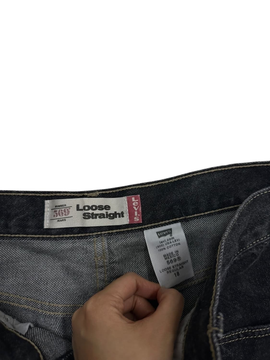 00s 리바이스 569 흑청데님 (29) 상품이미지6