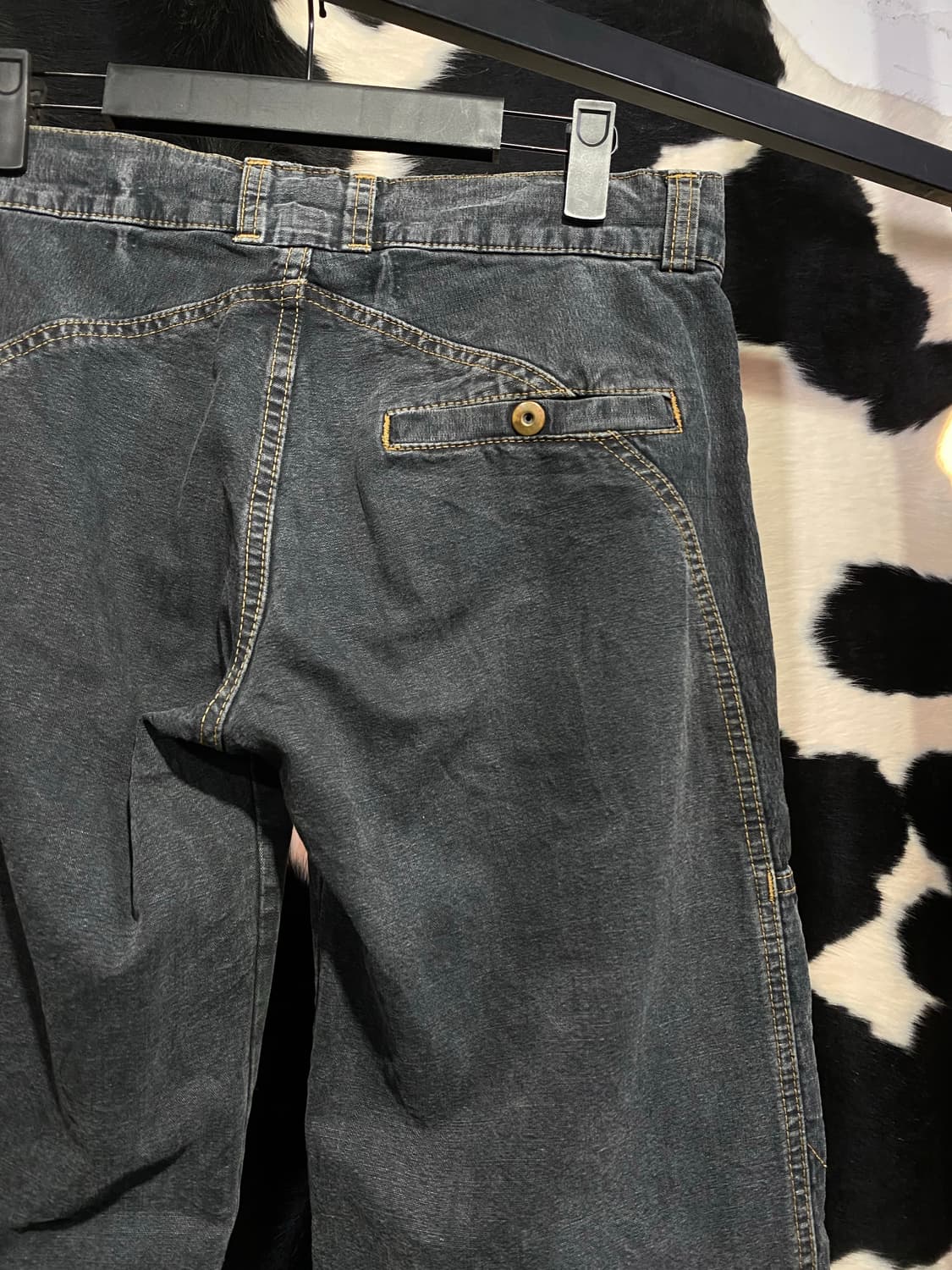 Slang 백 절개 디테일 로우라이즈 팬츠 상품이미지8