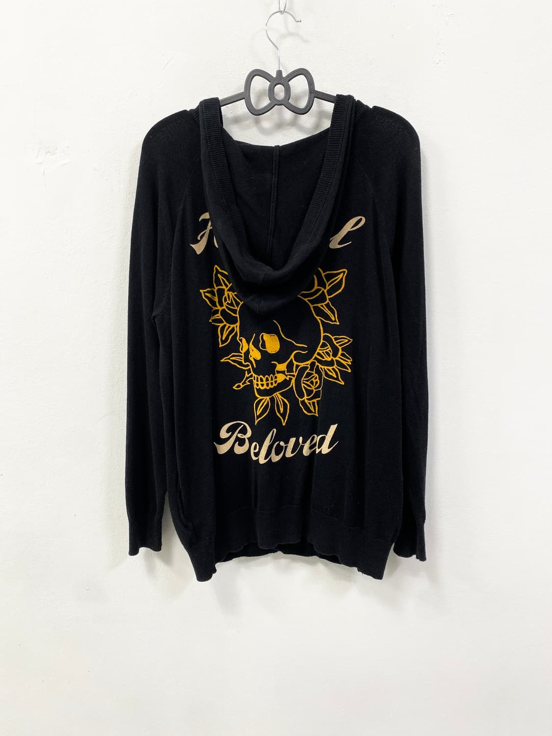 [RODEO CROWNS] 로데오크라운 펑크 해골 후드 니트 가디건 상품이미지5