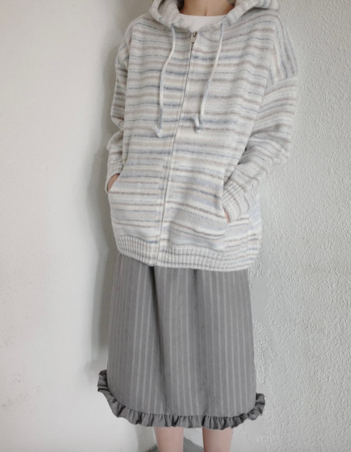 candy knit zip-up 상품이미지1