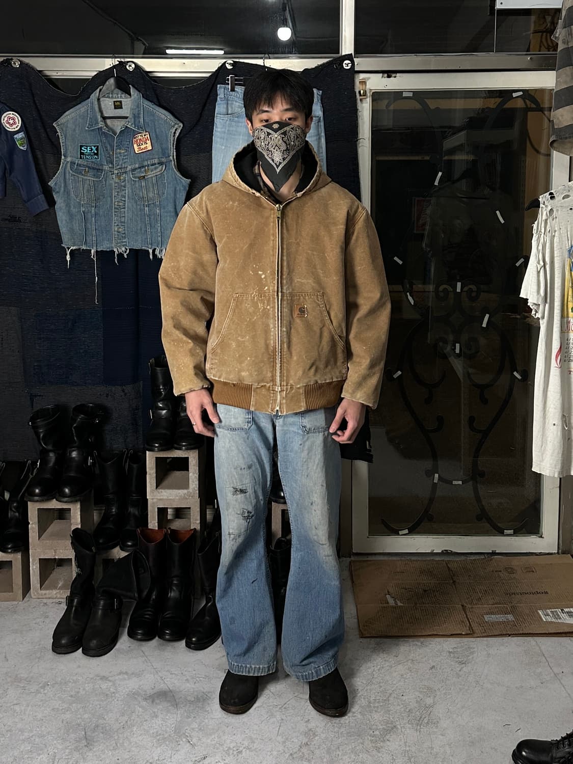 OG 칼하트 액티브 자켓 칼하트 J130 BRN 칼하트 후드자켓 상품이미지10