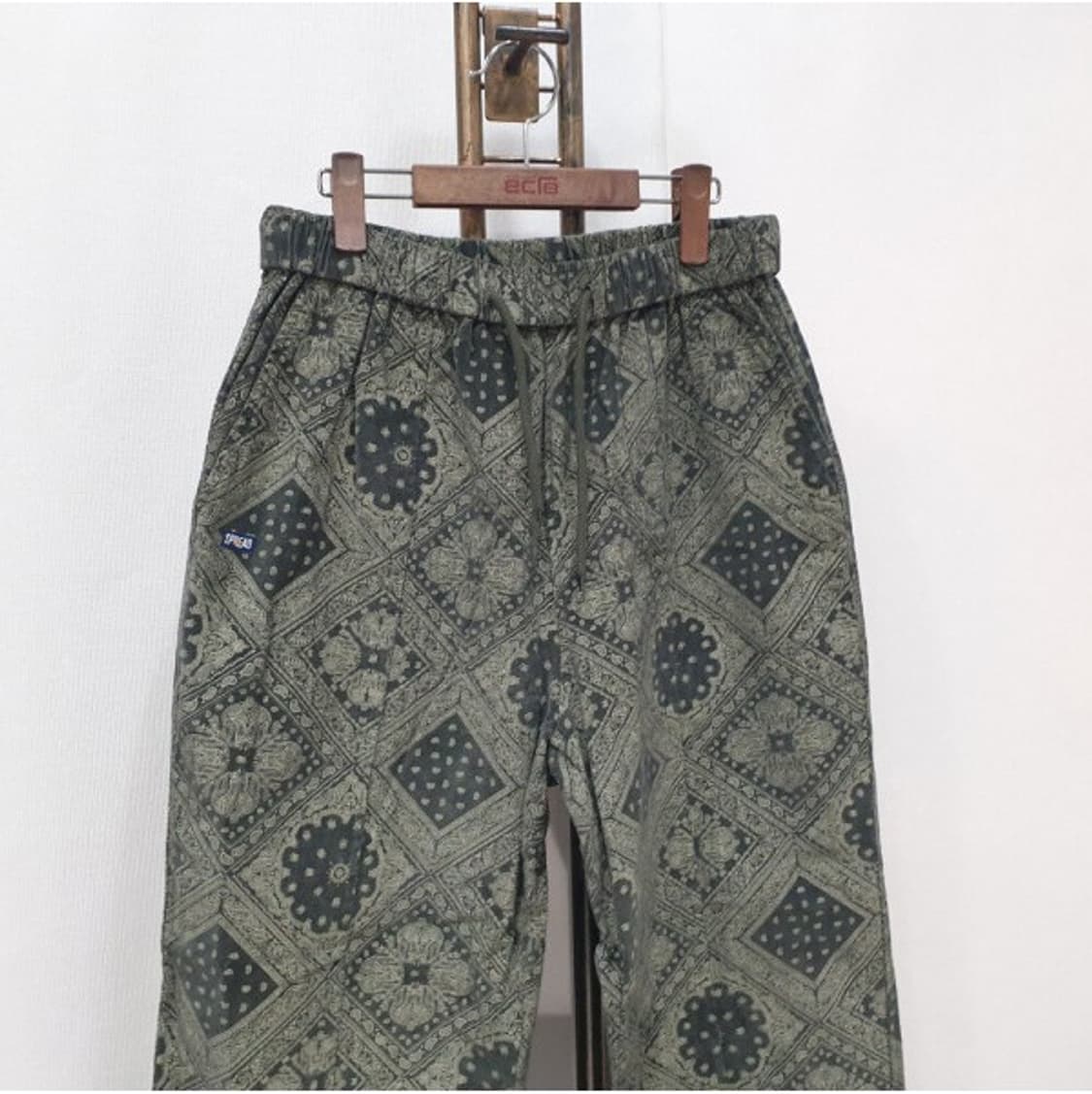 브라운브레스 페이즐리 패턴 밴딩 팬츠 XL 상품이미지2