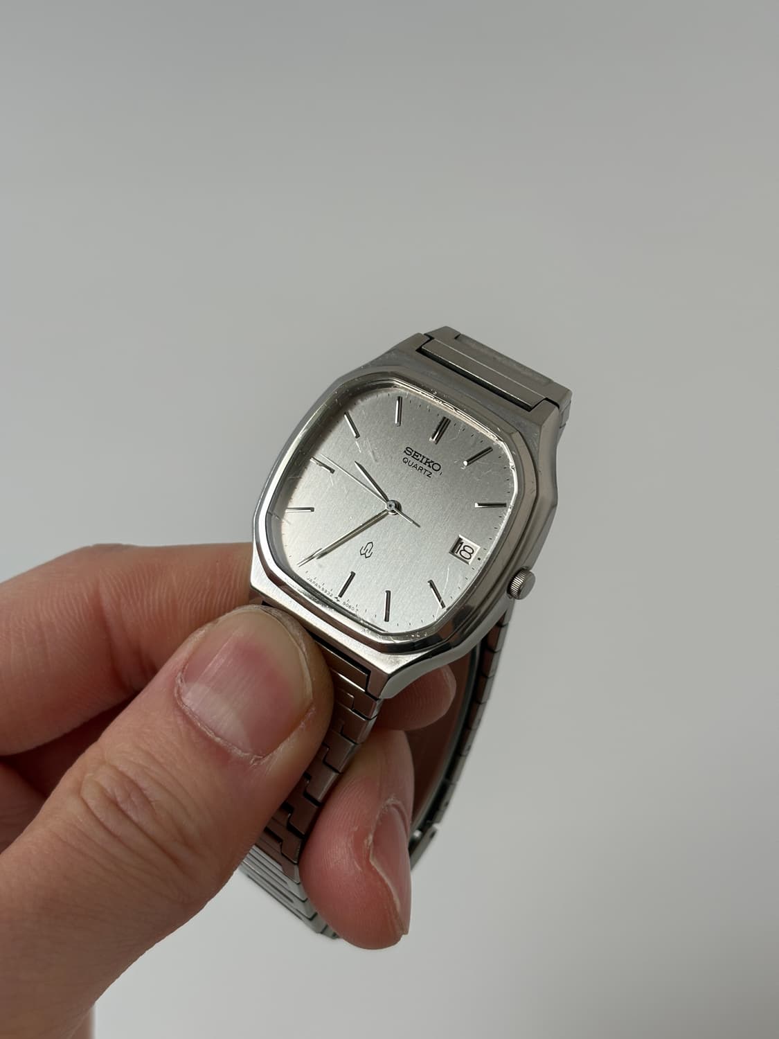 1980s Silver Square Quartz 상품이미지3