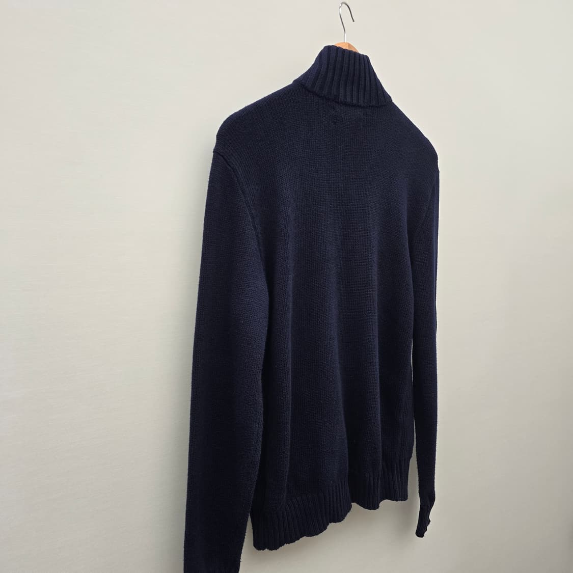 폴로 랄프로렌 네이비 니트 집업 상품이미지6