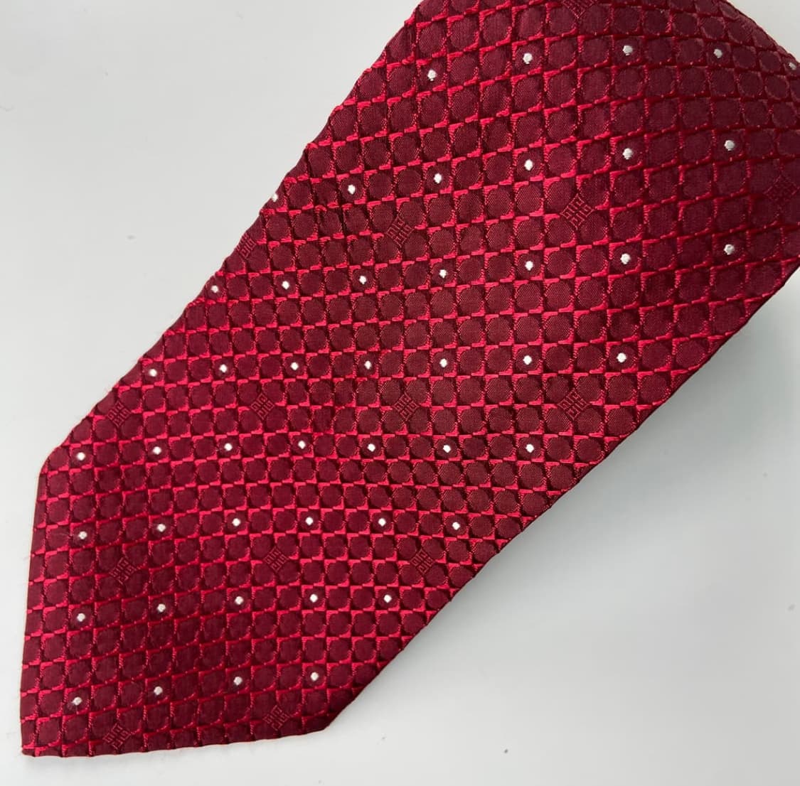 지방시 신형라벨 모노그램 정품 명품넥타이 (GIVENCHY)8.7cm 상품이미지6