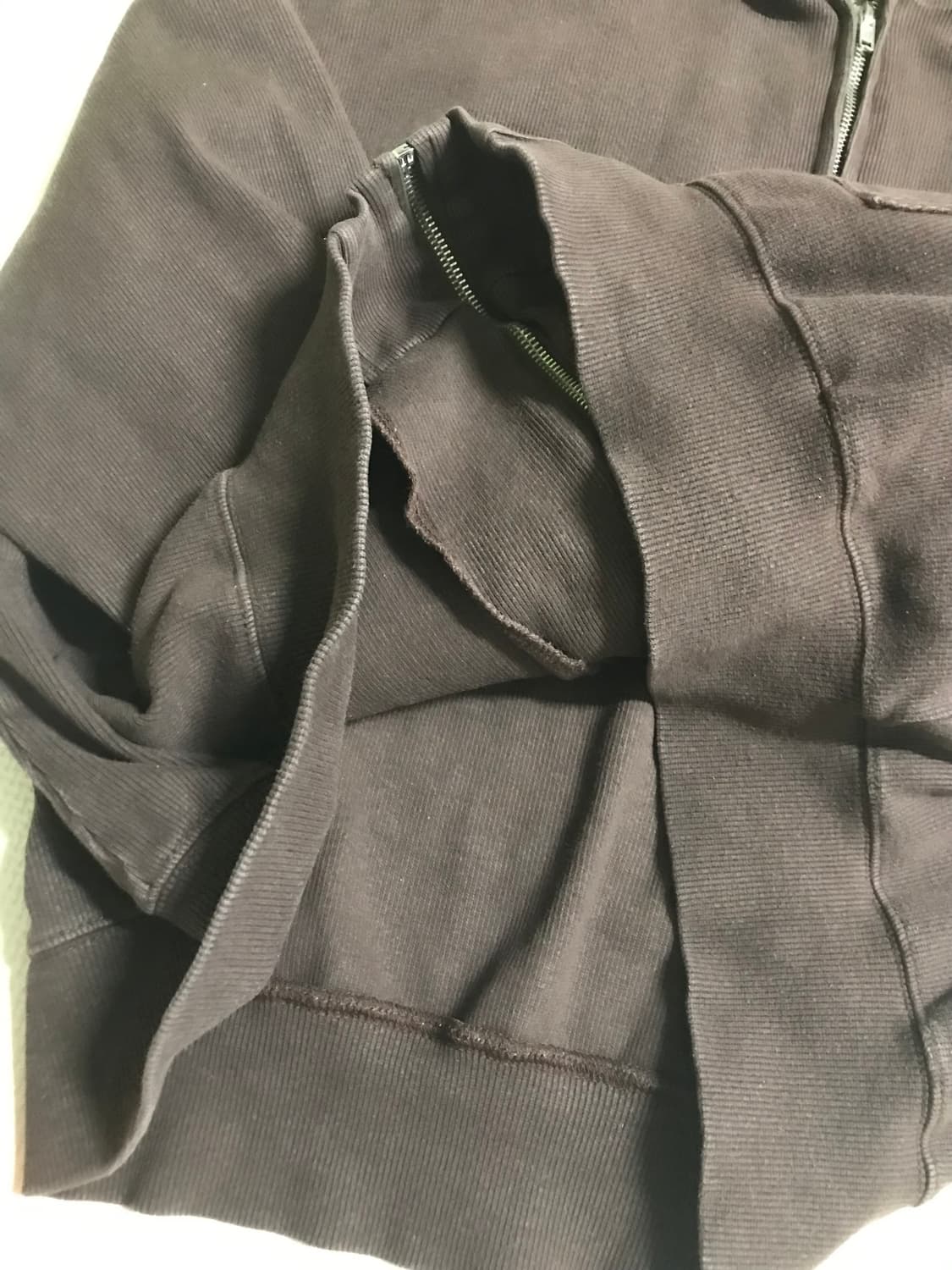 빈티지 브라운 후드집업 상품이미지5