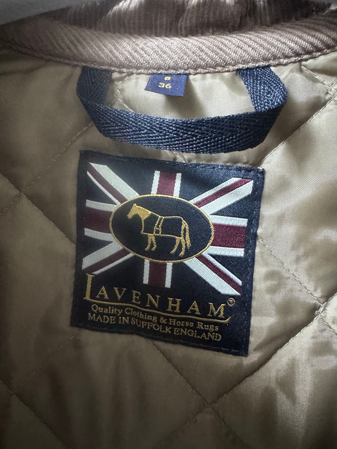 라벤헴 lavenham 퀼팅자켓 36 상품이미지3