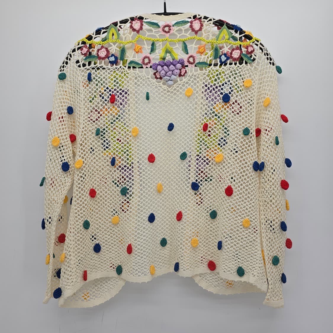 빈티지 크로쉐 니트 가디건 상품이미지5