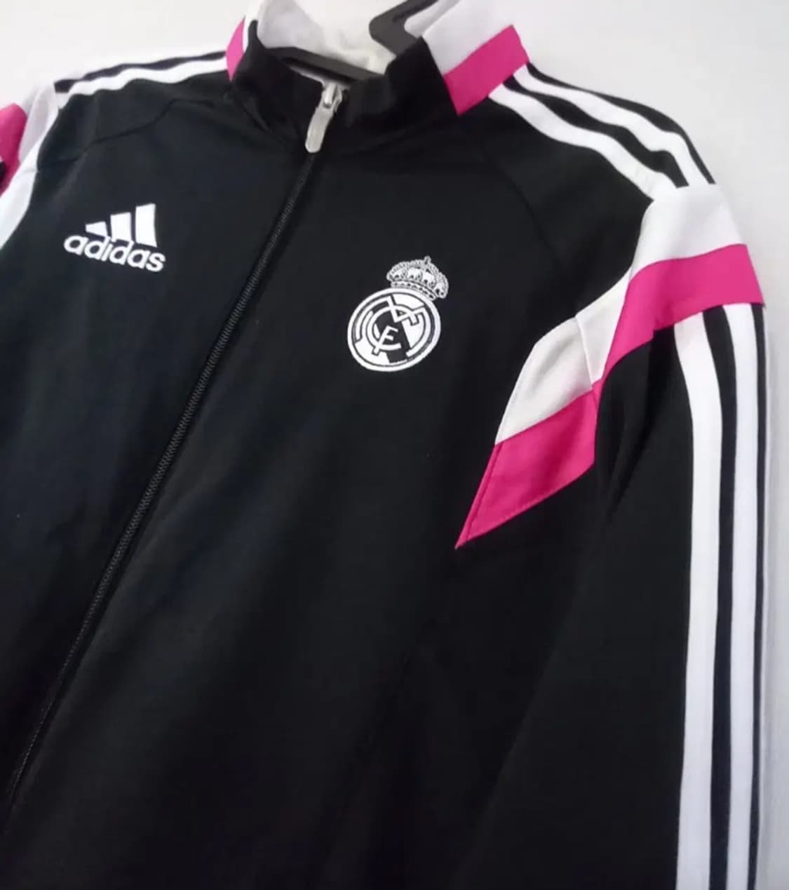 아디다스 희귀 레알마드리드 블랙핑크 검흰 트랙탑 저지 져지집업 85~90 상품이미지2