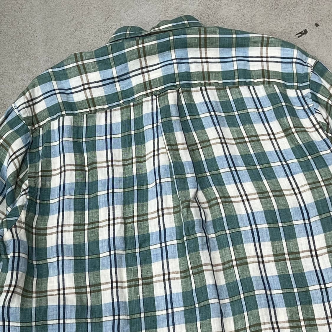 노티카 린넨 체크하프셔츠 s11507 상품이미지4