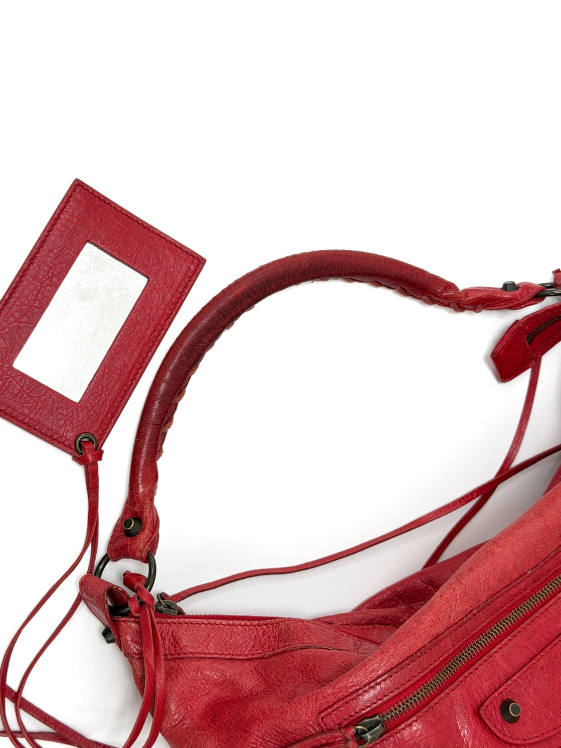 발렌시아가 클래식 데이 호보백 레드 상품이미지4