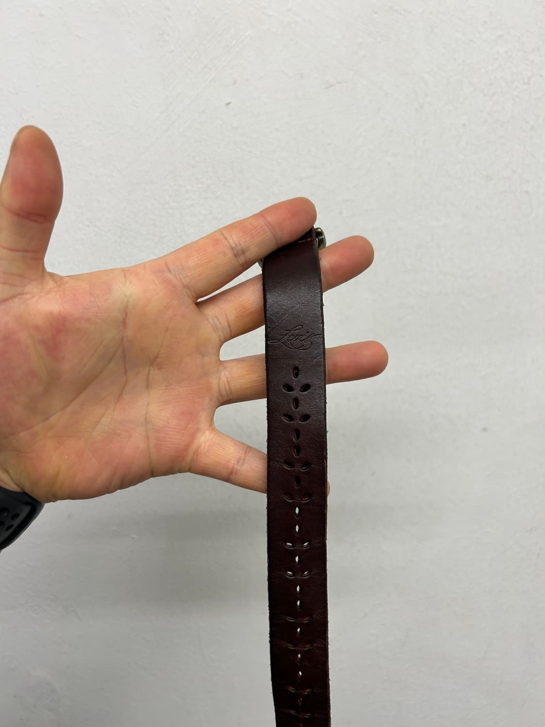 리바이스 슬림 레더 벨트 상품이미지3