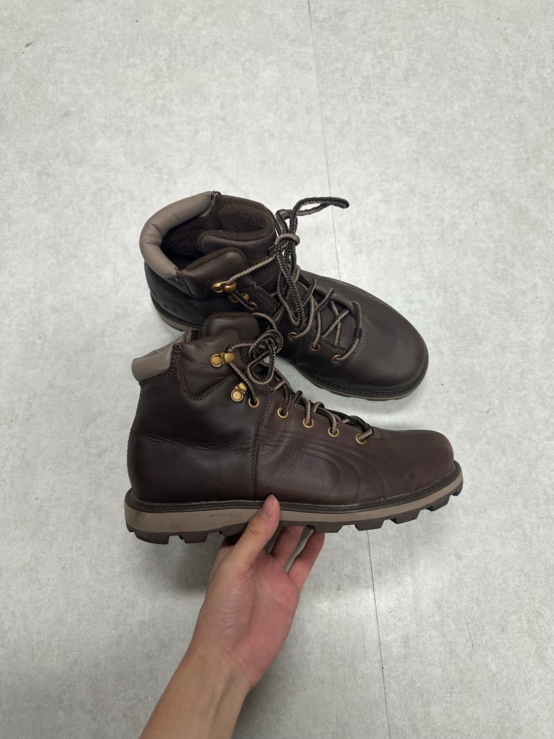 푸마 레더 하이킹 부츠   상품이미지4