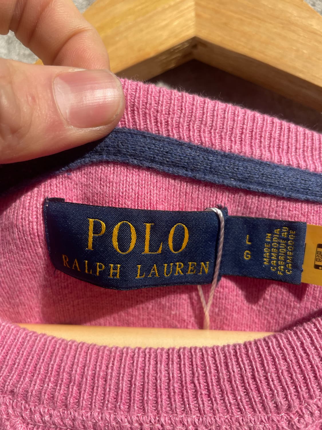 Polo Ralph Lauren pink knit sweater 상품이미지6