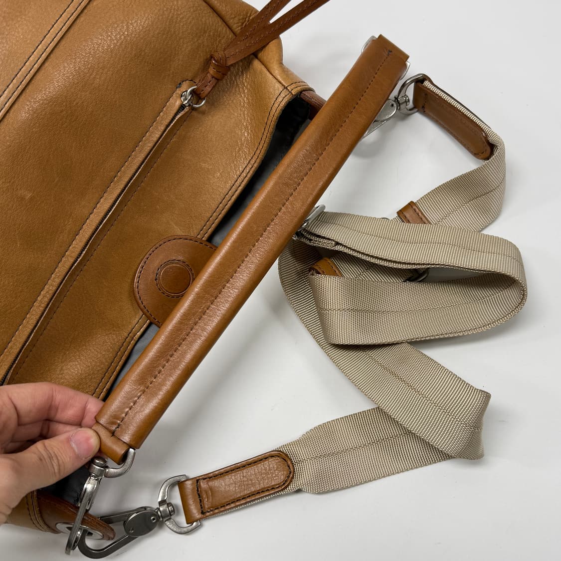 Margaret Howell 3 way leather bag 상품이미지7