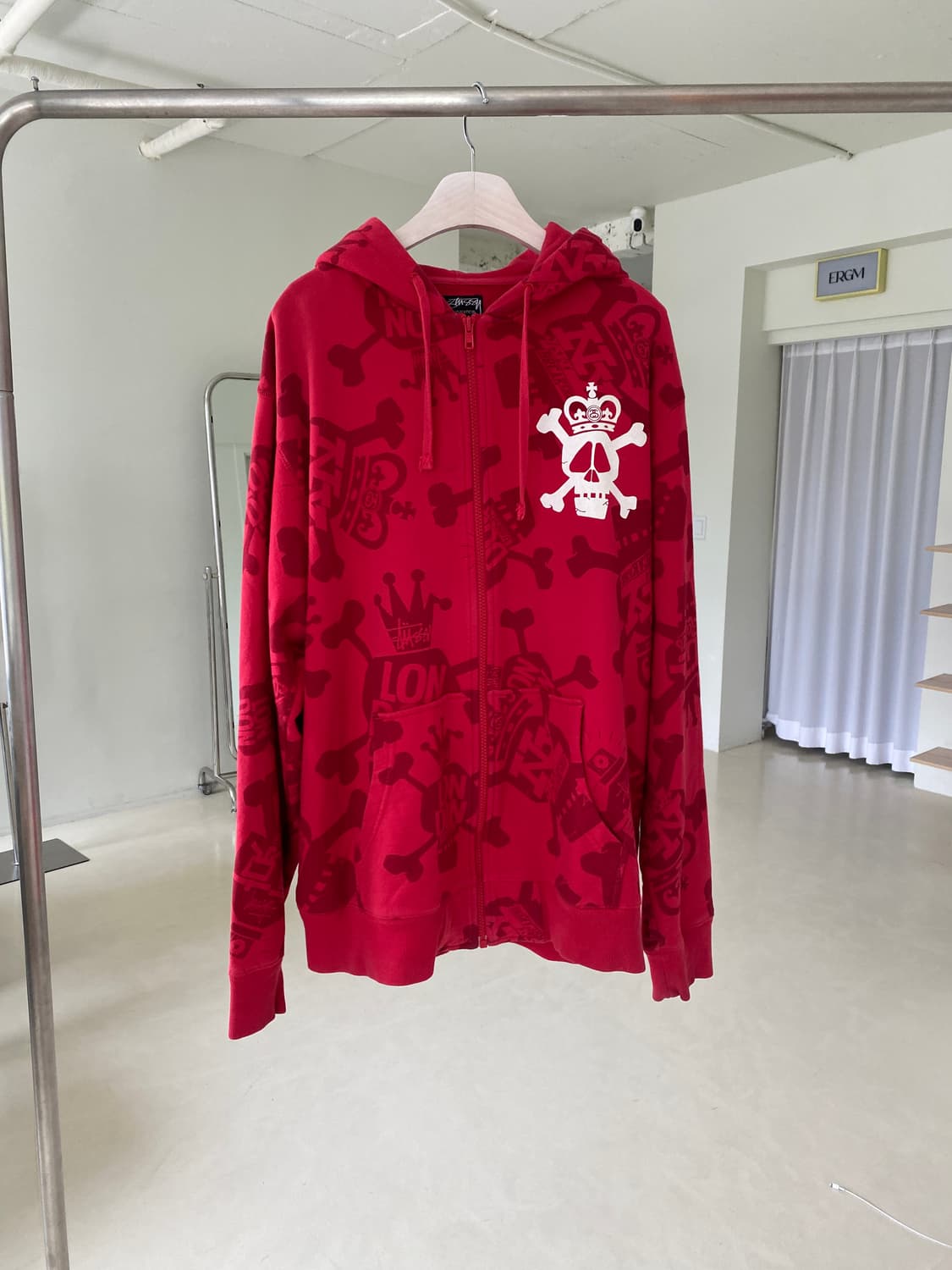 스투시 스컬시티 후드집업 상품이미지4