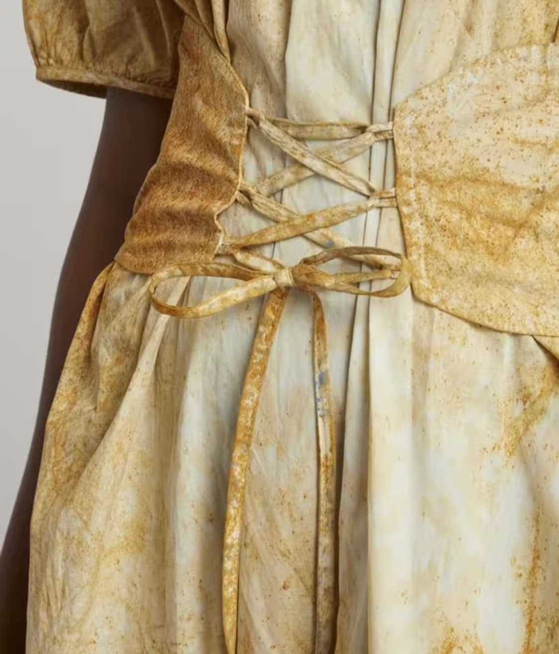 팔로마울 오가닉 포플린 코튼 코르셋 디테일 패턴 맥시 원피스 상품이미지3