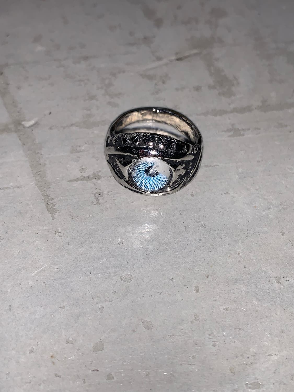 빈티지 펑크 블루 눈알링 상품이미지2