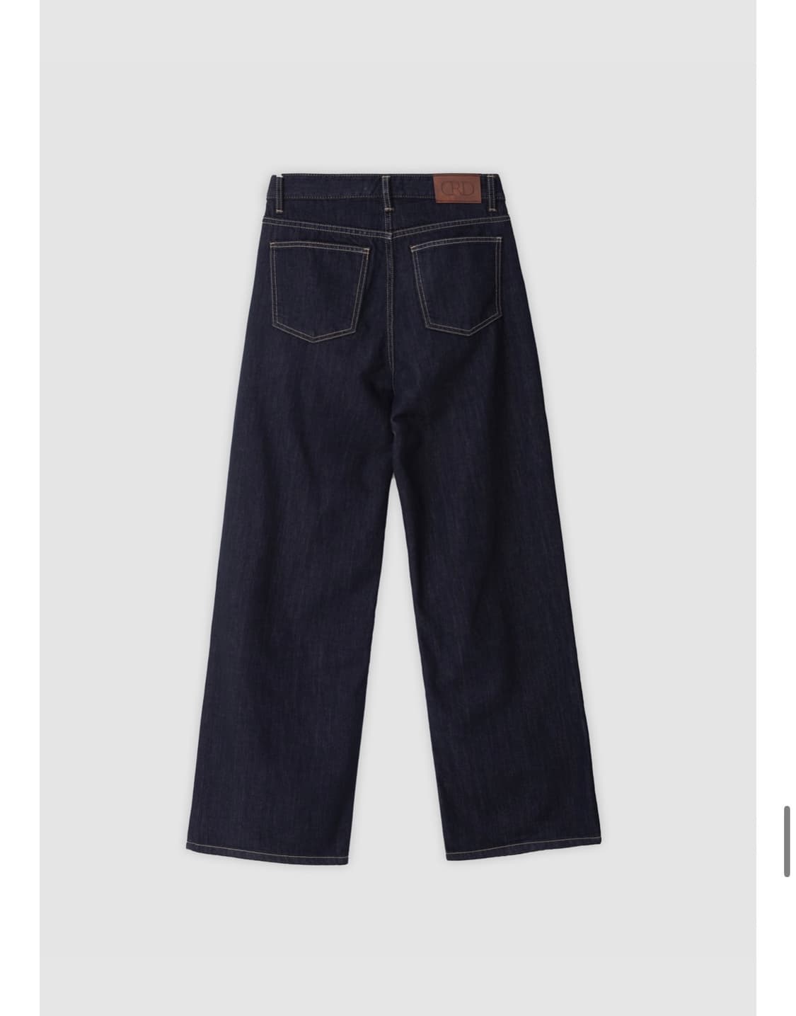 상태 최상) 코어드 논페이드 데님 팬츠 상품이미지2