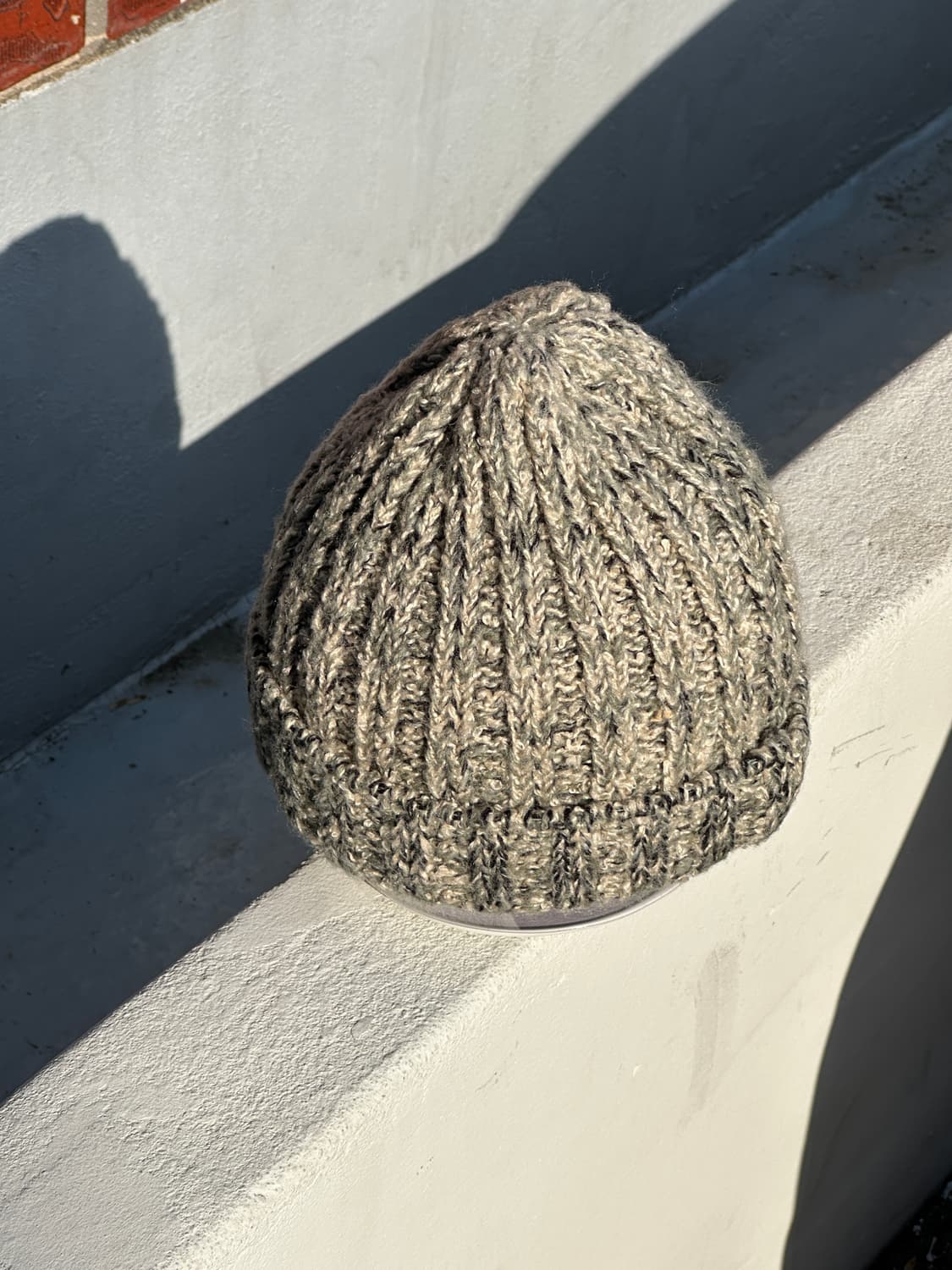 [F] 빈티지 보카시 니트 비니 모자 상품이미지1