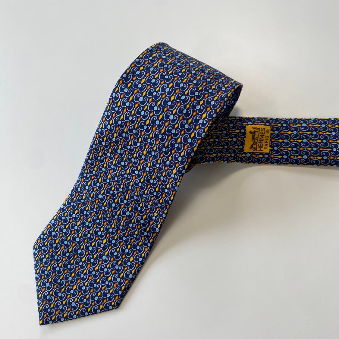 최상급 에르메스 넥타이 정품 명품(HERMES)  8.7cm 상품이미지7